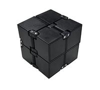 Fidget Cube, Cubo Antistress Tnfinity Cube Aantistress Cubo per Giocattoli rilassanti Contro Lo Stress e l'ansia (Nero）