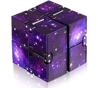 Fidget Cube, Cubo Antistress Tnfinity Cube Aantistress Cubo per Giocattoli rilassanti Contro Lo Stress e l'ansia (Viola)