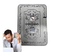 Fidget Dodecahedron Stress Relief Toy - 12-Sided Sensory Cube for ADHD & Interactive Finger Toy for Kids & Adults, Silent & Audible Button for Office, School & Travel