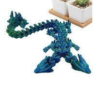 Fidget draghi | Fidget giocattolo a doppia testa stampato draghi | Giocattoli sensoriali con guida flessibile, giocattolo sensoriale articolazioni mobili per bambini, adulti