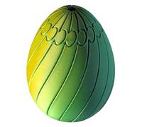 Fidget Egg Toys - 3D Printed Rotating Puzzle, Mini Easter Fidget with Smooth Spin Design, Sturdy Stress Toy, Brain Desk Accessory, Portable Fun Gadgets for Classroom Office Valentine Stocking