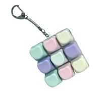 Fidget Keyboard Keychain, Portable Clicker Toy, Sensory Button Device, Desk Stress Relief Tool, Office for Home School Travel Commute Desktop Adults Focus Calm Use 1,97 pollici