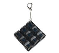 Fidget Keyboard Toy - 9 in 1 Light Up Button Keychain | Compact Keyboard Fidgets for Kids Adults Men Women School Classroom Christmas Prizes Party Stocking Stuffers, 2,28 x 2,28 x 1,1 pollici