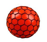 Fidget Mesh Balls, Squeeze Sensory Grape Ball, Giocattolo antistress per adulti Ufficio a rilascio di pressione, Rosso
