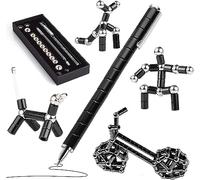 Fidget Pen - Giocattolo antistress per adolescenti, ragazzi e ragazze, regalo divertente per donne, uomini, fidanzati, regalo di compleanno (nero)