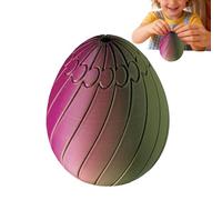Fidget Puzzle Egg, Twisty Easter Toy, Rotating Stress Relief Tool for Children Adults Teens, Smooth , Interactive Sensory Set, Home Office Classroom Travel Car Airplane