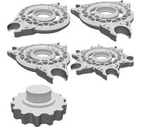 Fidget Spinner Gioco Mano Cuscinetto 608 Sfere 12.7mm Stampato 3D