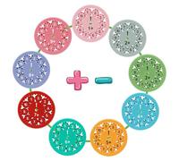 Fidget Spinner matematici, Fidget Spinner con fatti matematici con 50 adesivi premio for chi sta imparando la matematica(Add/Subtract)