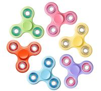 Fidget Spinners 6 pacchetto, sensoriale Fidget giocattoli ADHD ansia giocattoli alleviamento dello stress riduttore mano spinner laurea regalo aula premi partito favore per bambini adulti