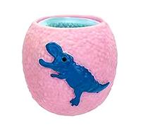 Fidget Squeeze Eggs - Stress Relief Dinosaur Toys for Kids Teens Adults | Soft Rubber with Texture, Sensory Hand Exercise, Classroom Office Study Play Travel for Entertainment