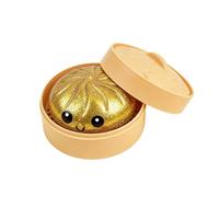 Fidget Squeeze Toy - Glitter Dumpling Sensory Fidget Game, Realistic Glitter Dumpling Squishiess Toy, Rebound Soft Stress Squeeze For Kids Adults Students Classroom Workplace Travel Home Birthday