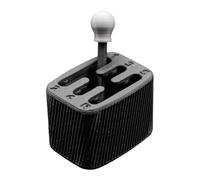 Fidget Toy, 3D Printed Manual Gear Shift Sensory Toy, 1,1 x 1,5 x 1,65 pollici Interactive Handheld Decor, Stress Relief Desk Gadget, 1-Pack Black for Work School Home Classroom Use