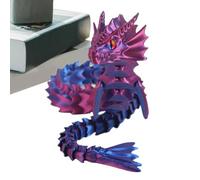 Fidget Toy - 3D Printing, 17.32in 3D Printed Dragon Fidget Toy Articulated Design | Durable Play & Display Collectible, Dragon Figurine Toys For Kids, Adult, Home Decor, Desk Display, Imaginative Play