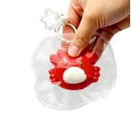 Fidget Toy Keychain | Soft Textured Calming Sensory | 3D Pop Balls Fidget Toys-Kids Squeeze Toys F́idget Animals | For Boys Girls School Classroom Home Birthday Party Favors Goodie Bag Stuffers