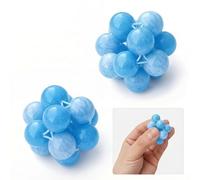 Fidget Toy - Palla antistress, effetto pietra preziosa, sensoriale, per ansia (blu)