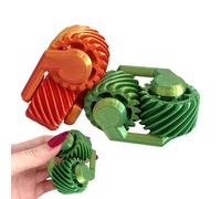 Fidget Toys - 1.18 inch Printed Spinner Set for Stress Relief, Cube Sensory Gears with Portable Handheld Design, Focus Toys for Kids Adults Students Offices Travel Use