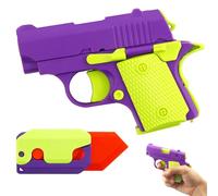 Fidget Toys Gun,2 Pezzi Pistola A Forma di Cursore di Fidget,Antistress Pistola Giocattolo,Pistola Antistress per Adulti,giocattolo per lo stress,Il miglior Regalo per Gli Amici