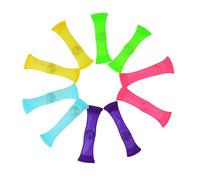 FIDGET TOYS(Package of 10, 5 colors) Stress Relieve toy, Focus Enhance, Soothing Marble Fidgets for Children and Adults, h...