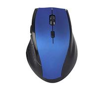 FidgetGear Mouse ottico da gioco wireless USB da 2,4 GHz 6D 1600 DPI per PC desktop portatile blu scuro