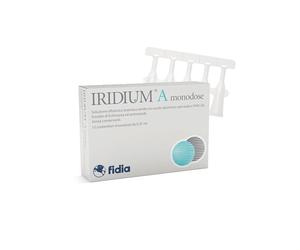 Fidia Farmaceutici IRIDIUM A MONODOSE Collirio - 15 x Monodose, Soluzione Oftalmica Isotonica con Acido Ialuronico, Estratto di Echinacea ed Aminoacidi