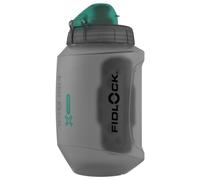 Fidlock - TWIST bottle 550 Antibacterial + Bike Base - Borraccia bicicletta 550 ml grigio