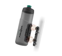 FIDLOCK TWIST Bottle Antibacterial 600 + Bike Base Fumo