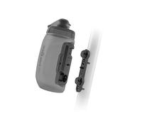 Borraccia fidlock twist da 450 ml color fume supporto bike base