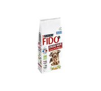FIDO | CROQ' MIX| Cane Adulto | Crocchette equilibrate e gustose che favoriscono i muscoli sodi e le condizioni fisiche ottimali | Manzo & Verdure | Prodotto in Francia | Borsa | 7Kg