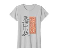 Fido Dido Quello Che Sei Va Bene Maglietta, Donna, Argento, 3XL