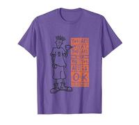 Fido Dido Quello Che Sei Va Bene Maglietta, Uomo, Viola mélange, L