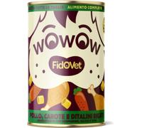 Fidovet® Fidovet Wowow Pollo con Carote e Ditalini Rigati per Cani Adulti 400 g