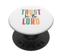 Fiducia nel Signore Bibbia Versetto Ispirazione cristiana PopSockets PopGrip Adesivo