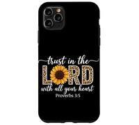 Fiducia nel Signore Fede Cristiana Gesù Cristo Proverbi Custodia per iPhone 11 Pro Max