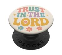 Fiducia nel Signore Pastello Cristiano Credente Religioso PopSockets PopGrip Adesivo