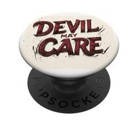 Fiducioso e audace Devil May Care Dichiarazione PopSockets PopGrip Adesivo