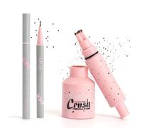 FIDWALL Penna Lentiggini & Freckle Stamp, Kit Makeup Impermeabile e Lunga Durata con Freckles Maker e Tamponcino 5 Punti, Crea Lentiggini Finte Henne Naturali per un Look Sole Baciato (03#Scuro)