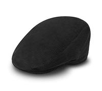 fiebig Berretto in cordone da Uomo e Donna | Cappello in Cotone con Fodera Trapuntata | Berretto Sportivo Fatto in Italia (59-L, Nero)