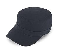 fiebig Berretto militare GI | Classico berretto da lavoro con chiusura flessibile | Berretto militare in cotone in taglia unica, Blu mare, Taglia unica