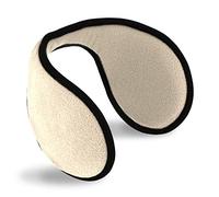 fiebig protezioni per le orecchie per uomini e donne | One Size 54-63 cm | innovativa protezione per le orecchie mantiene le orecchie calde in inverno | scaldacuscinetti (beige)