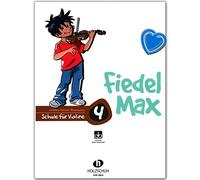 Fiedel-Max VHR3804-9783920470450 - Scuola per violino Band 4 con CD e clip colorata a forma di cuore