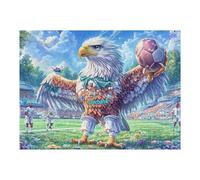 Field Bald Eagle Puzzle 500 Pezzi Giochi Da Tavolo Intelligenti Familiare Lake Sunset Reed Per Amici E Parenti Rilassamento Pressione Ridotta Idea Regalo Natale 2025 500 PCS