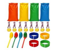 Field Day Game Set - Outdoor Hop Sack, Reinforced Double Layer For Parties | 37.4x23.23 Inch Size, Abrasione e Tear Resistant, Easy Setup And Pack, Kids And Adulti, Family Backyard And Picnic, School