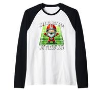 Field Day Gnome Life Is Better With Football Graphic For Dad Maglia con Maniche Raglan