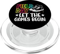 Field Day Let The Games Begin Bambini Ragazzi Ragazze Insegnanti PopSockets PopGrip per MagSafe