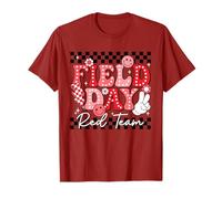 Field Day Trip Red Team Color Gioco Concorso Ragazzi Ragazze Maglietta