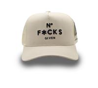 Field Grade NO FUCKS GIVEN Cappello Trucker Twill Mesh Basecap Con Ricamo