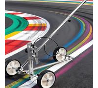 Field Line Painter & Kit di strisce per parcheggio con spruzzatore e 5 ugelli, macchina per verniciatura facile da usare con un solo passaggio, portatile, per campi da baseball e sport