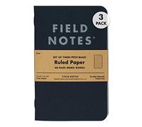 Field Notes - Taccuino a righe, formato piccolo, 8,9 x 14 cm, 48 pagine, confezione da 3