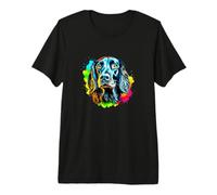 Field Spaniel Pop Art I Dog Lover I Splash Art Field Spaniel Maglietta Premium