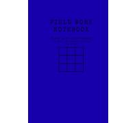 Field Work Notebook 5.5 inch x 8.5 inch hard cover black line grid format record sheet: ENGINEERING NOTEBOOK white paper black line grid format 0.5cm ... / survey / sketch / inspection record